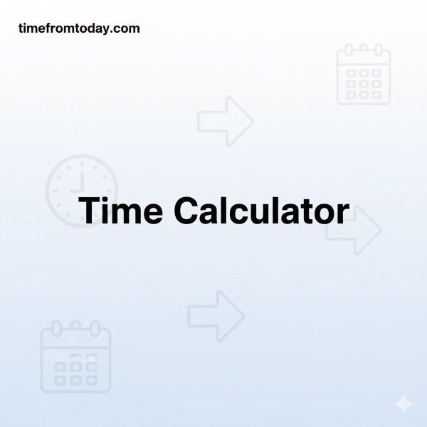 TimeFromToday – Date Calculator